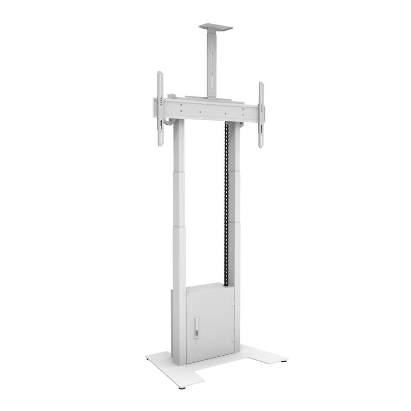 Light Gray Multibrackets M Floorbase 60 & 120kg White