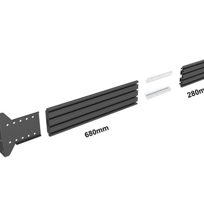 Dark Slate Gray Multibrackets M Pro Series From Wall MBFW1U VESA200