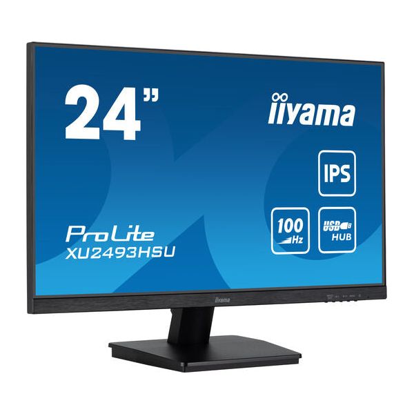 Dark Cyan iiyama ProLite XU2493HSU-B6 24" Full HD IPS LED Desktop Monitor