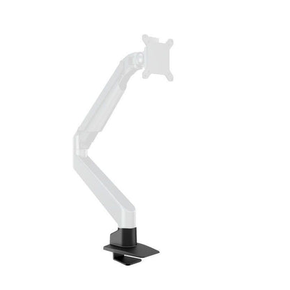 Light Gray Multibrackets M Gas Lift Single Desk Clamp Black