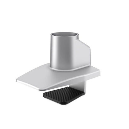 Gray Multibrackets M Gas Lift Single Desk Clamp Silver