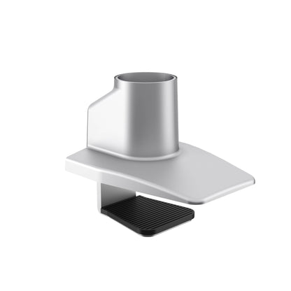 Gray Multibrackets M Gas Lift Single Desk Clamp Silver