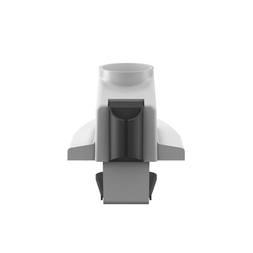 Dim Gray Multibrackets M Gas Lift Single Desk Clamp White
