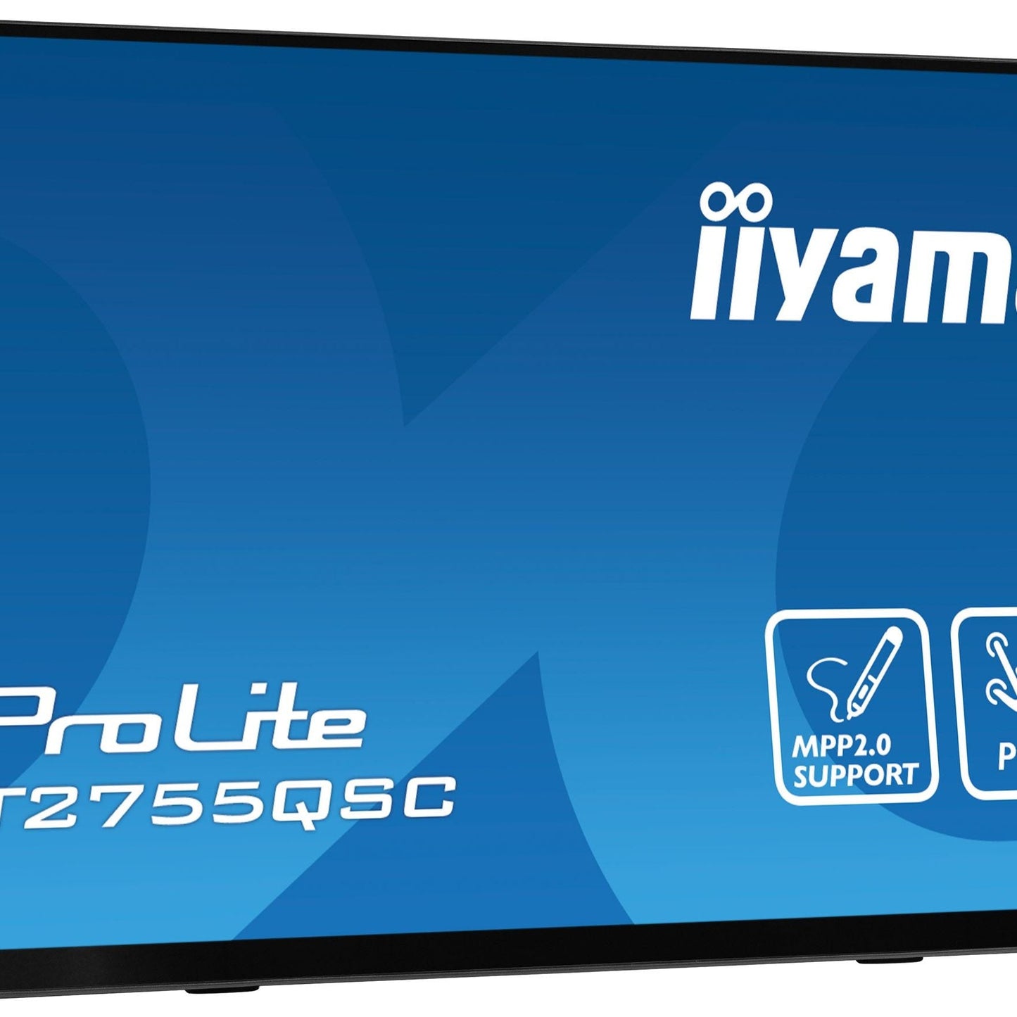 Dark Cyan iiyama ProLite T2755QSC-B1 computer monitor 68.6 cm (27") 2560 x 1440 pixels Full HD LCD Touchscreen Black