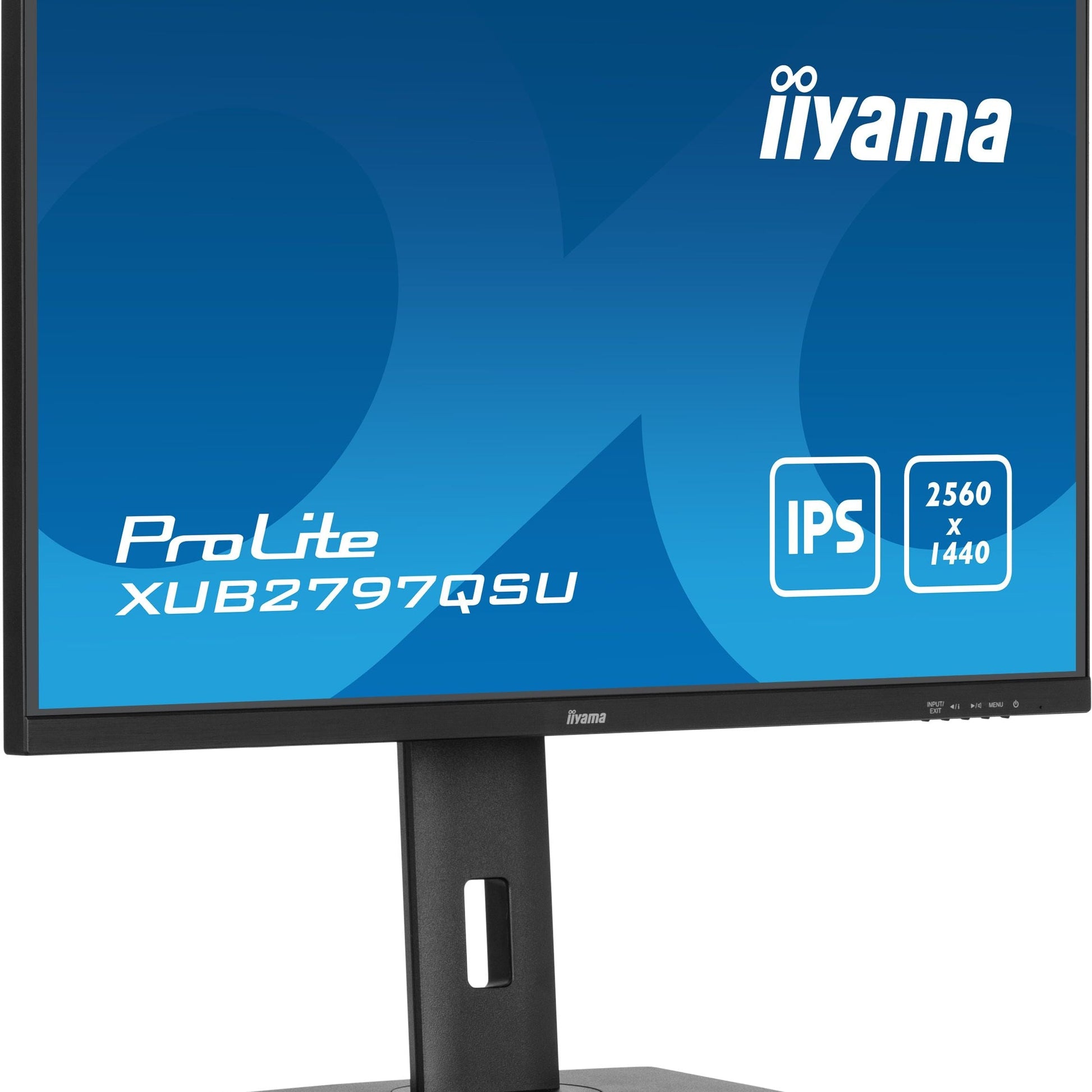 Dark Cyan iiyama ProLite XUB2797QSU-B2 computer monitor 68.6 cm (27") 2560 x 1440 pixels 4K Ultra HD LED Black