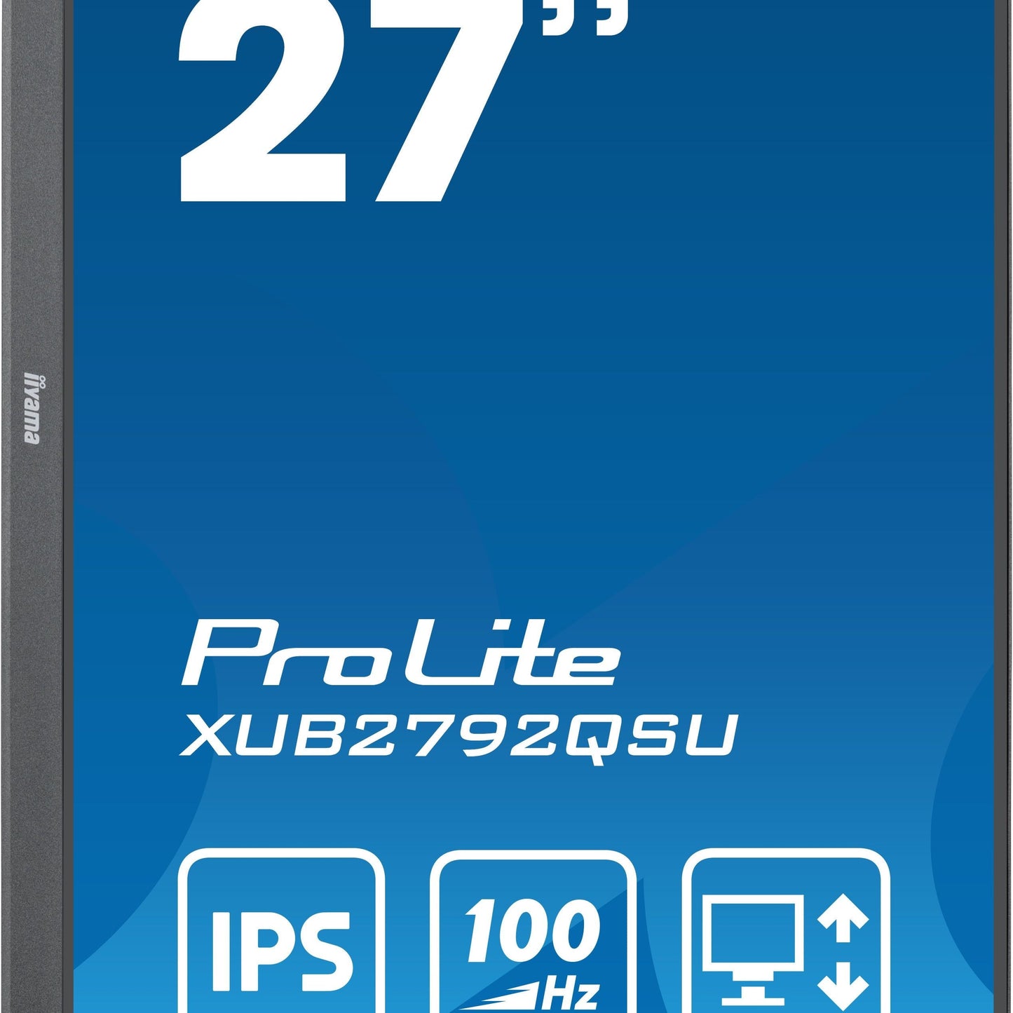 Dark Cyan iiyama ProLite computer monitor 68.6 cm (27") 2560 x 1440 pixels Full HD LED Black