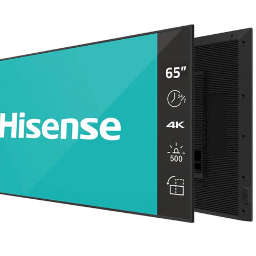 Light Sea Green Hisense 65DM66D 65" 4K UHD IPS 24/7 Digital Signage Display