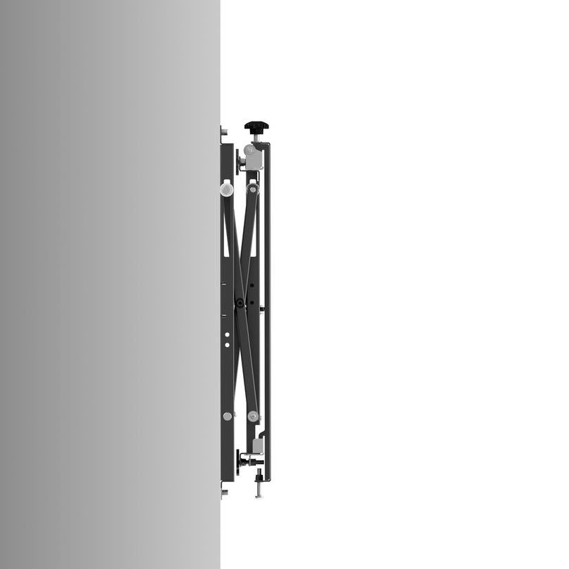 Dark Gray Multibrackets M Public Video Wall Mount Push Slim
