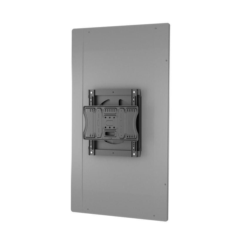 Light Slate Gray Multibrackets M VESA Wallmount Flip Adapter 400, Black