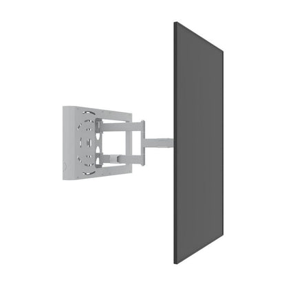 Dim Gray Multibrackets M Hospitality Flexarm with STB Enclosure White