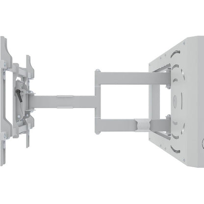 Gray Multibrackets M Hospitality Flexarm with STB Enclosure White