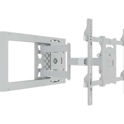 Gray Multibrackets M Hospitality Flexarm with STB Enclosure White