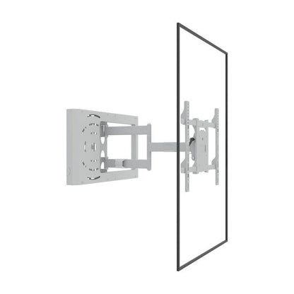 Gray Multibrackets M Hospitality Flexarm with STB Enclosure White