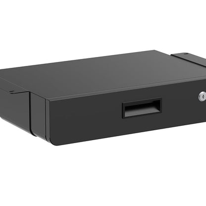 Dark Slate Gray Multibrackets M Under Desk Drawer Lockable, Black