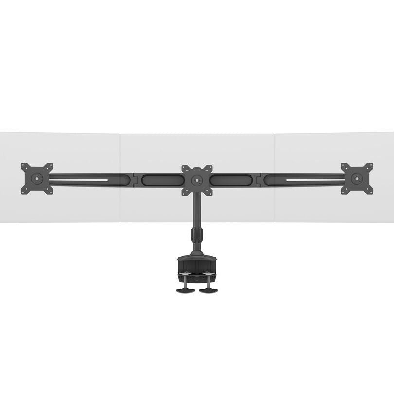 Dark Slate Gray Multibrackets M VESA Desktopmount Triple Desk Clamp 15"-24"