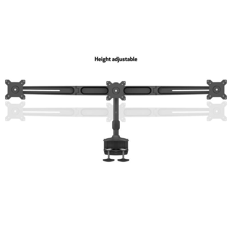 Lavender Multibrackets M VESA Desktopmount Triple Desk Clamp 15"-24"