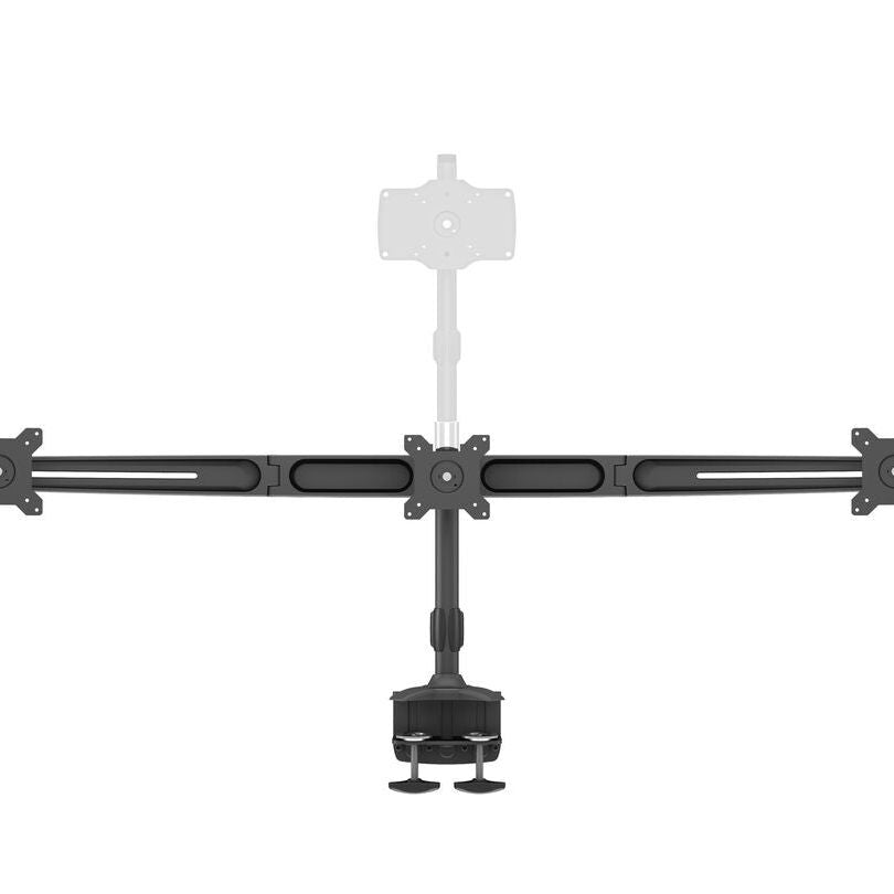 Dark Slate Gray Multibrackets M VESA Desktopmount Triple Desk Clamp 15"-24"