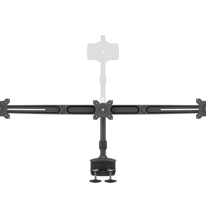 Dark Slate Gray Multibrackets M VESA Desktopmount Triple Desk Clamp 15"-24"