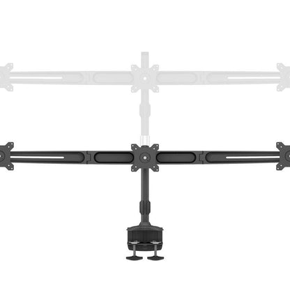 Dark Slate Gray Multibrackets M VESA Desktopmount Triple Desk Clamp 15"-24"