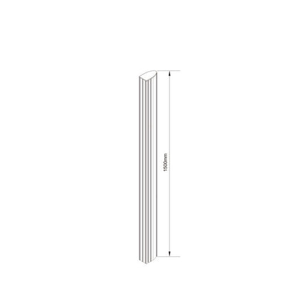 Light Gray Multibrackets M Pro Series Column 150cm