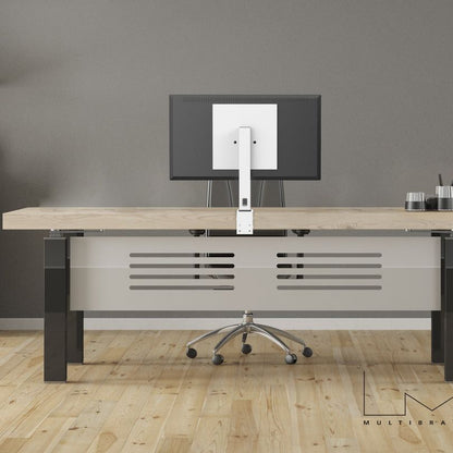 Light Slate Gray Multibrackets M Deskmount XL White