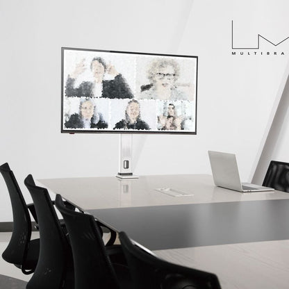 Light Gray Multibrackets M Deskmount XL White