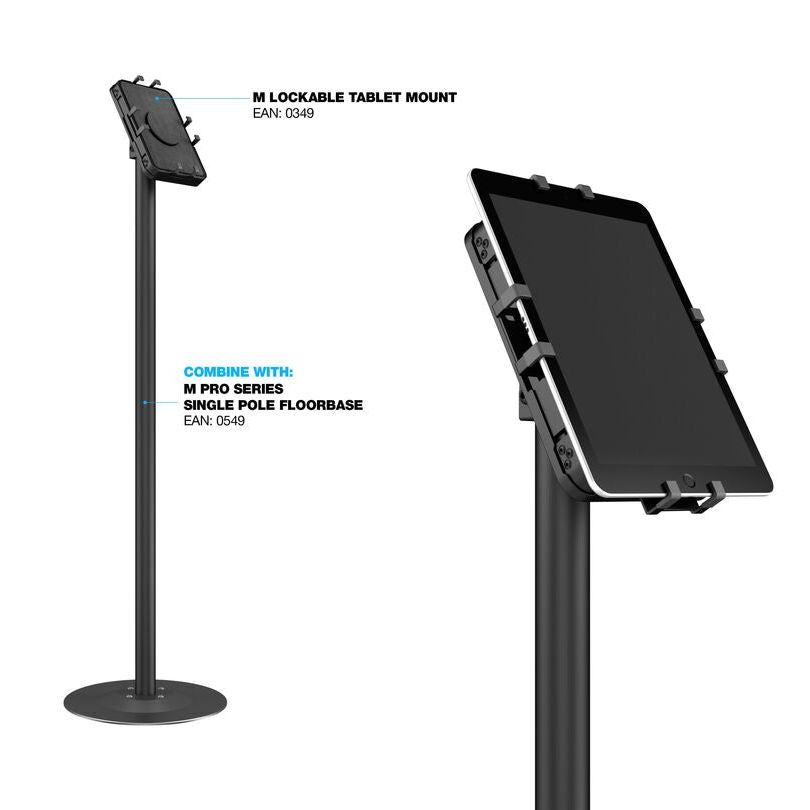 Dark Slate Gray Multibrackets M Lockable Tablet Mount