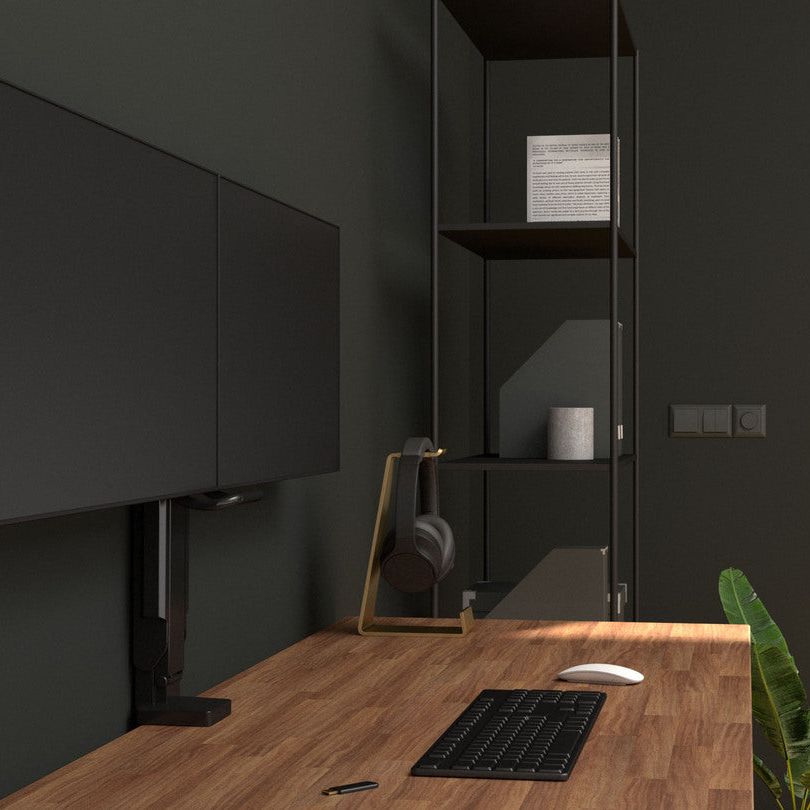 Dark Slate Gray Multibrackets M Deskmount Slim Basic Dual