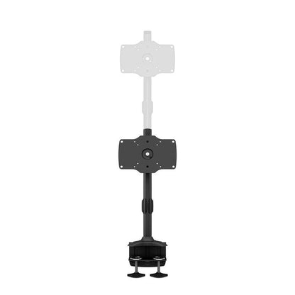 Light Gray Multibrackets M VESA Desktopmount Single Desk Clamp 24"-32"