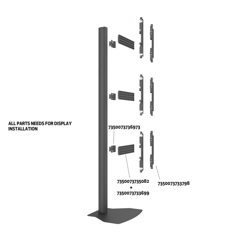 Dark Slate Gray Multibrackets M Pro Series Column 270cm