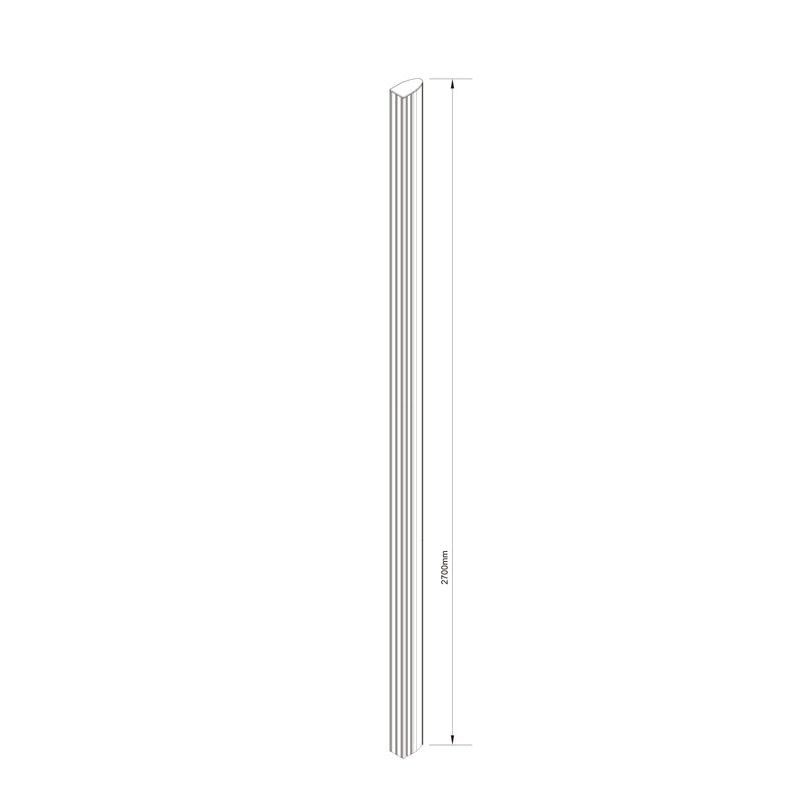 Dark Gray Multibrackets M Pro Series Column 270cm