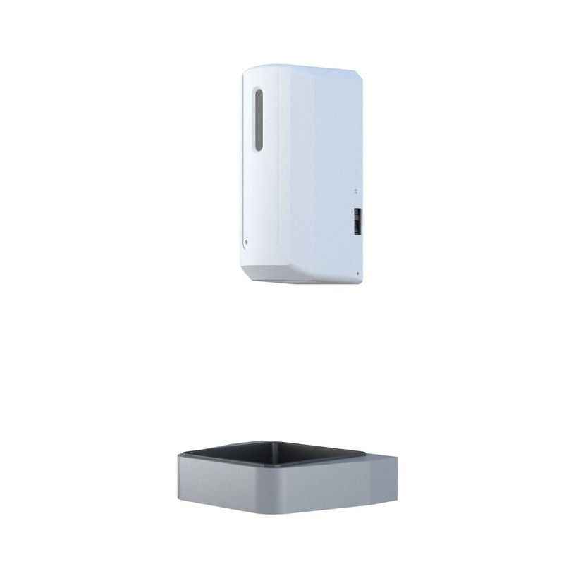 Light Gray Multibrackets M Automatic Hand Sanitizer Wall