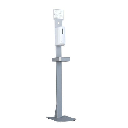 Dark Gray Multibrackets M Automatic Hand Sanitizer Floorstand