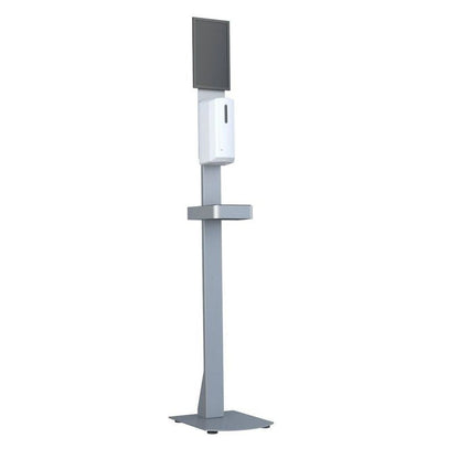 Light Slate Gray Multibrackets M Automatic Hand Sanitizer Floorstand
