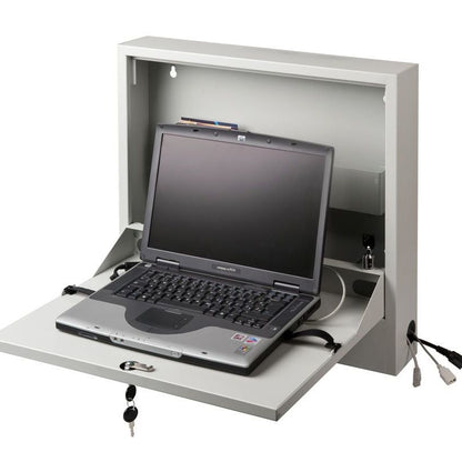 Dark Gray Multibrackets M Public Computer Security Cabinet Basic I