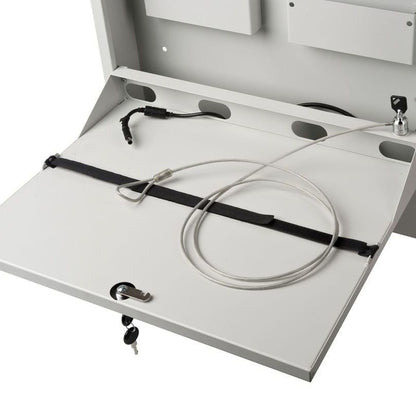 Light Gray Multibrackets M Public Computer Security Cabinet Basic I