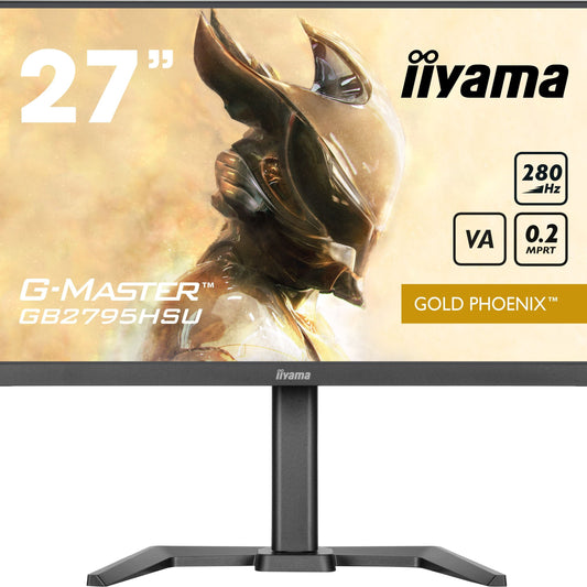Dark Slate Gray iiyama GB2795HSU-B1 computer monitor 68.6 cm (27") 1920 x 1080 pixels Full HD LED Black