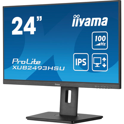 Dark Cyan iiyama ProLite XUB2493HSU-B6 24" Full HD LED Display with Height Adjust Stand