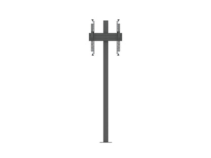 Dim Gray Multibrackets M Floormount Column Pro MBFC1U 180 Micro Adjustable