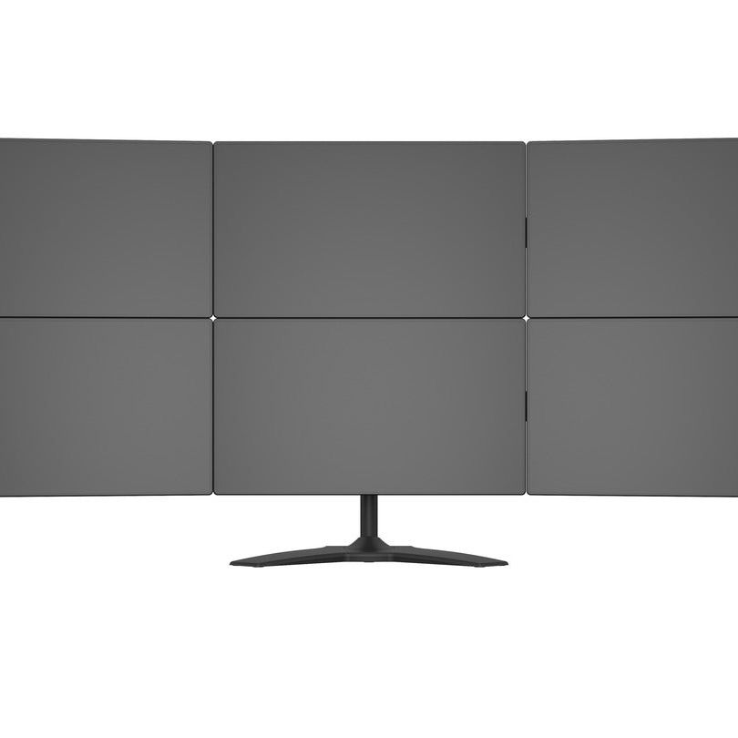 Dim Gray Multibrackets M VESA Desktopmount Triple Stand 15"-24" Expansion Kit