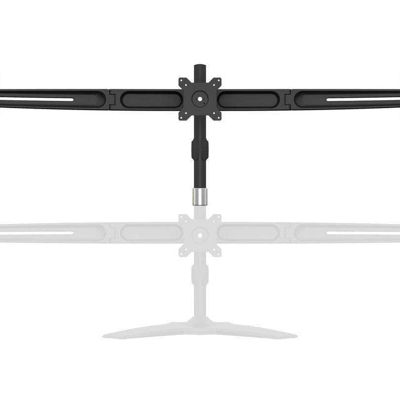 Light Gray Multibrackets M VESA Desktopmount Triple Stand 15"-24" Expansion Kit