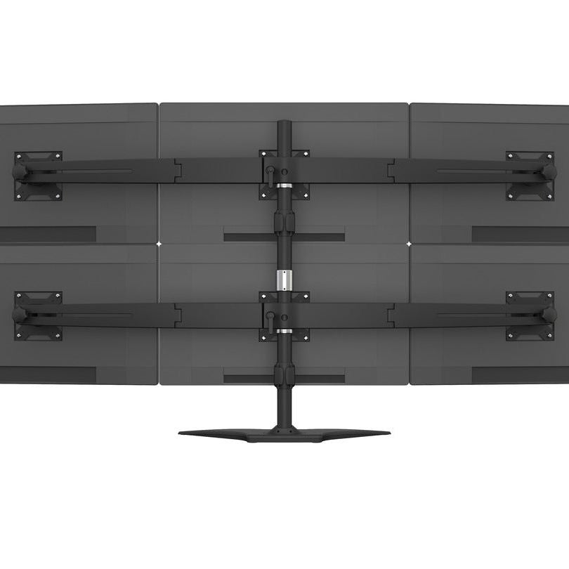 Dark Slate Gray Multibrackets M VESA Desktopmount Triple Stand 15"-24" Expansion Kit