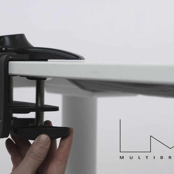 Dark Slate Gray Multibrackets M Desktopmount Single / Dual / Triple Stand Desk Clamp