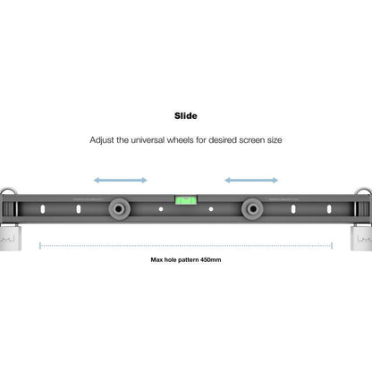 Dim Gray Multibrackets M Universal Public Wallmount Black Small