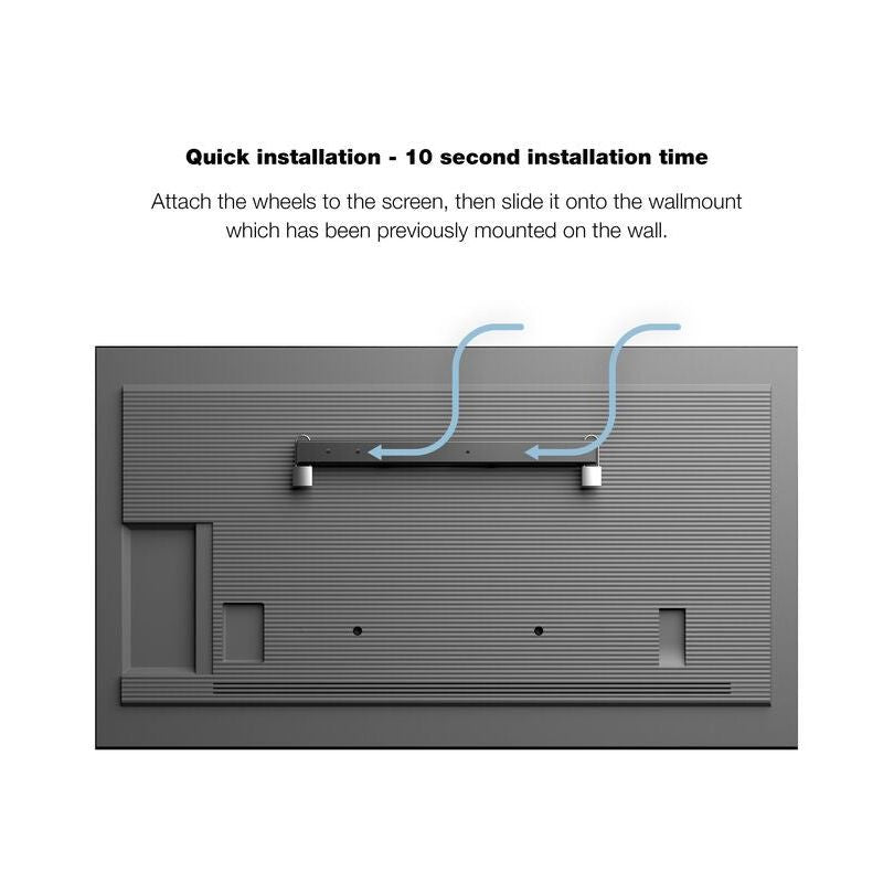Dim Gray Multibrackets M Universal Public Wallmount Black Small