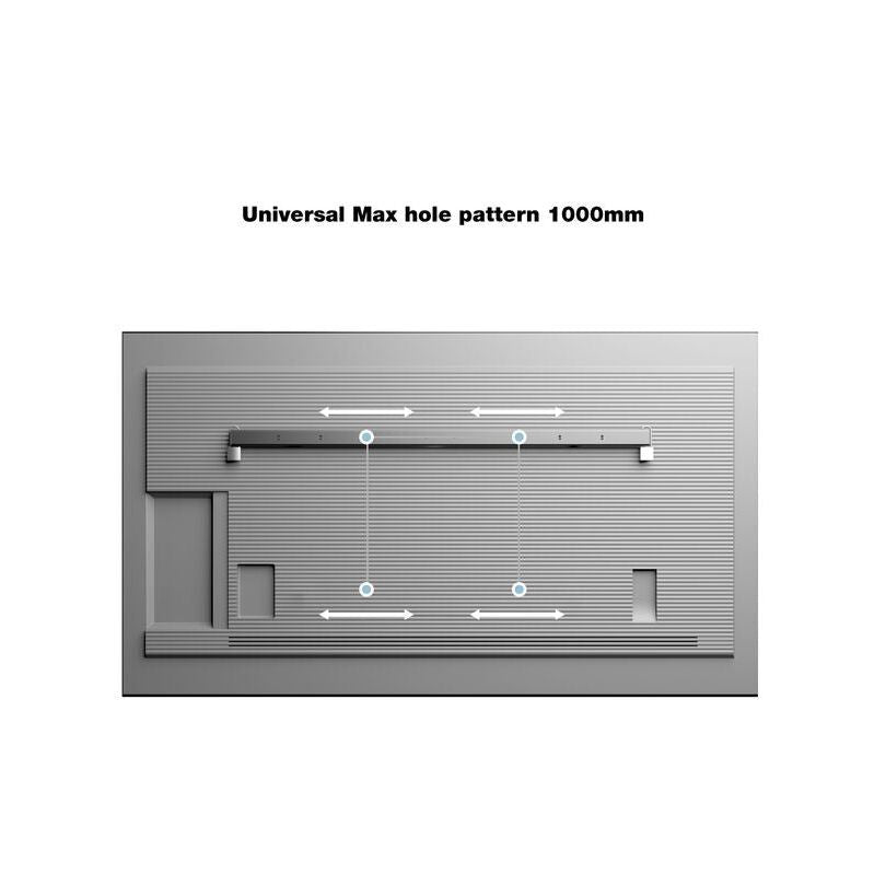 Dark Gray Multibrackets M Universal Public Wallmount Black Large