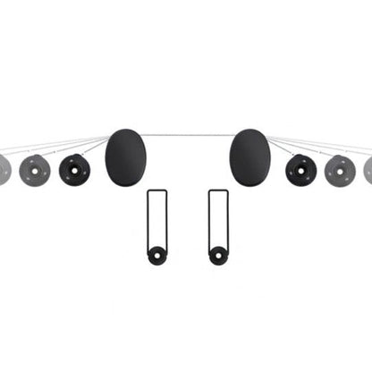 Light Gray Multibrackets M VESA Wire