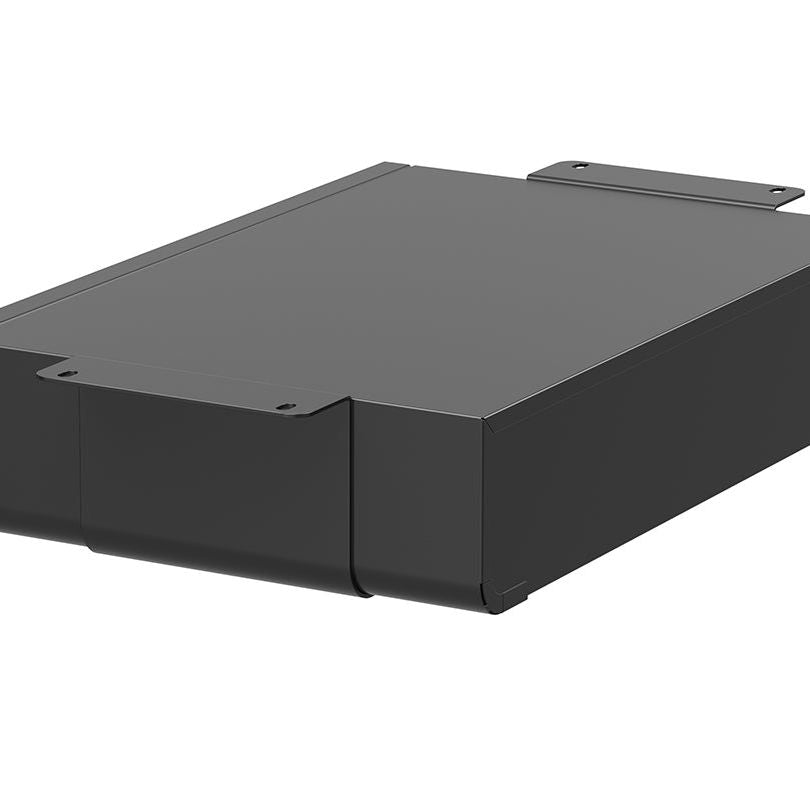 Dark Slate Gray Multibrackets M Under Desk Drawer Lockable, Black