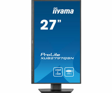 Dark Cyan iiyama ProLite XUB2797QSN-B1 computer monitor 68.6 cm (27") 2560 x 1440 pixels Wide Quad HD LED Black