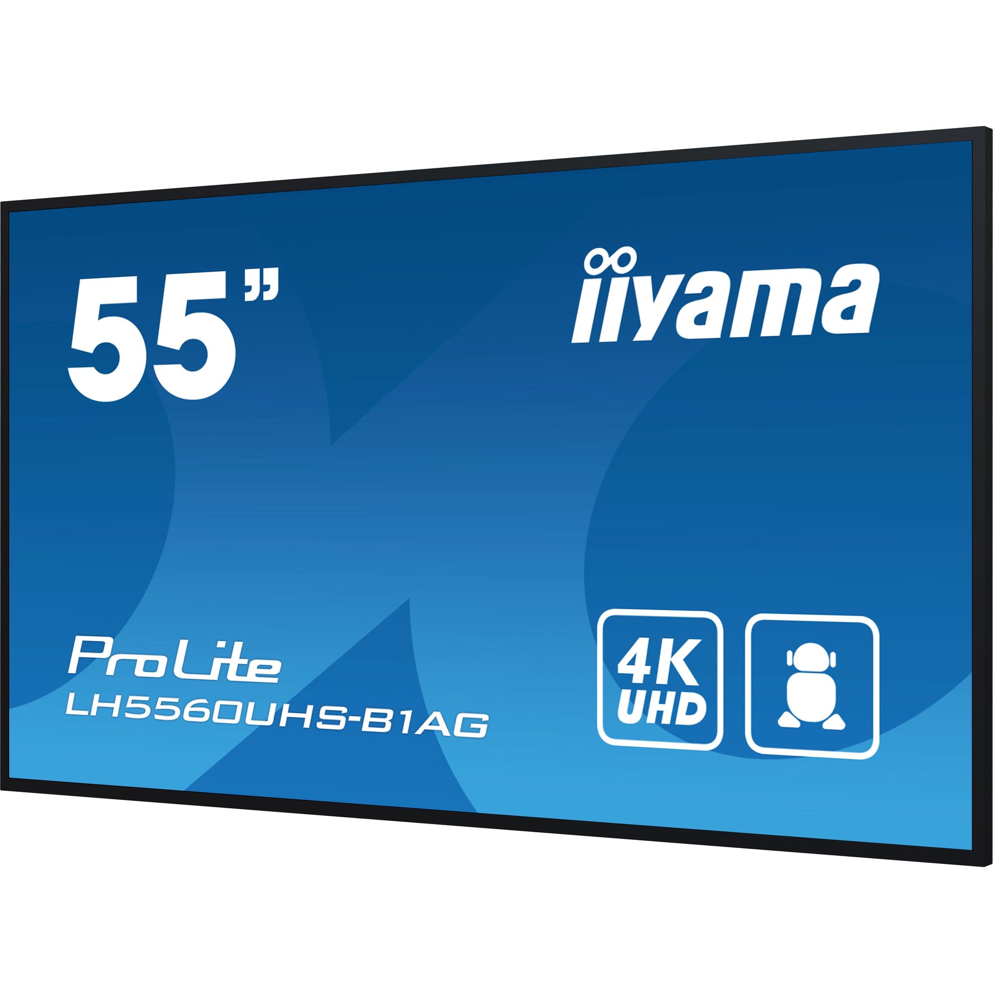 Dark Cyan iiyama ProLite LH5560UHS-B1AG 55" 4K UHD LED IPS Display with WiFi and Android OS